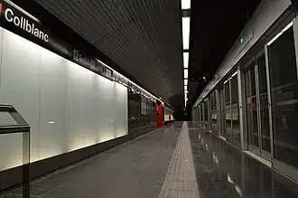 One of the platforms shared by Line 9 and Line 10