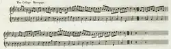 "The College Hornpipe", Alexander McGlashan's Collection of Scots Measures (1778).