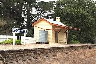 Colo Vale Railway Station located on the Old Picton Loop Line