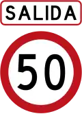 SR-30B Speed limit on exit ramps