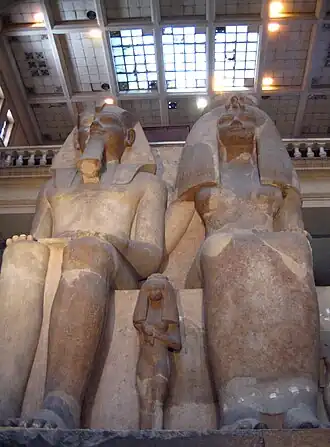Amenhotep III, Tiye and their daughter