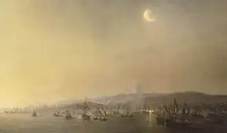 Naval battle of Cartagena on 3 September 1643 (1844)