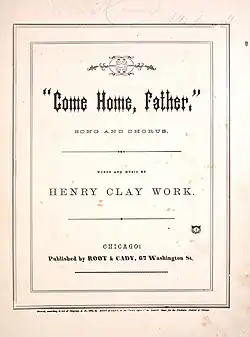Sheet music cover