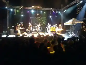 Concert of La Raíz in Reus (Catalonia) 2014