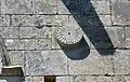 The sundial at SS&nbsp;Peter & Martin's in Condé-on-the-Ifs, France