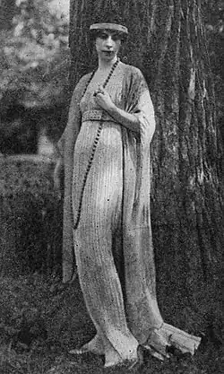 Fortuny pleated Delphos gown, 1917