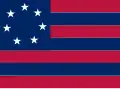 Second of three finalists in the Confederate first national flag competition