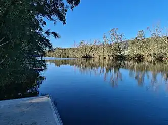 Conjola Creek at Fishermans Paradise Boat Ramp