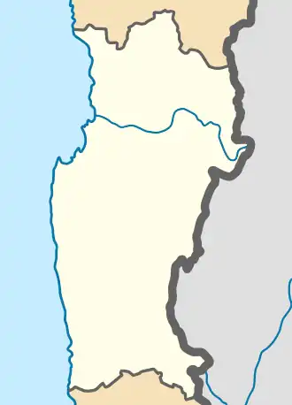 Puclaro is located in Coquimbo Region