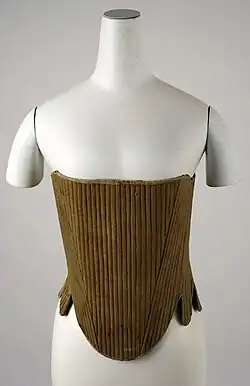 Late 18th century American stays