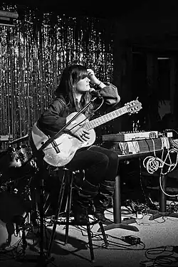 Cortney Tidwell performs live at The Stone Fox in Nashville, Tennessee.