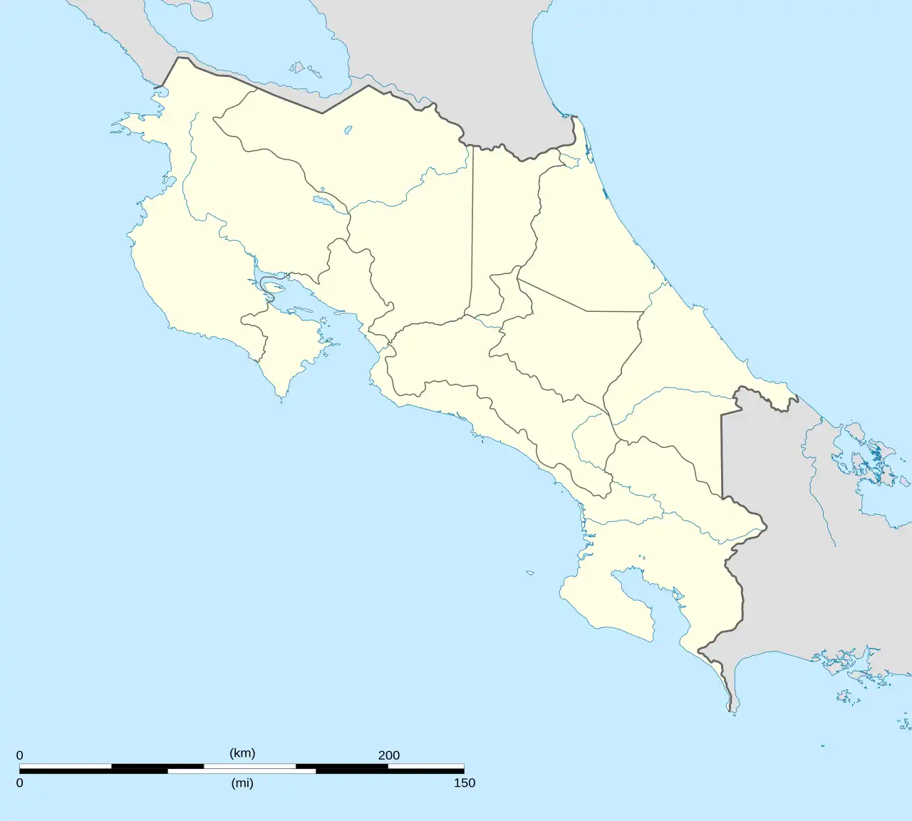 1969 CONCACAF Championship is located in Costa Rica
