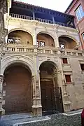 Bernuy: gallery above the portal.