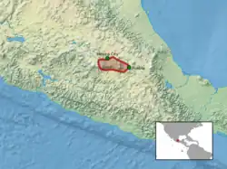 Map of range
