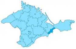 Location within Crimea