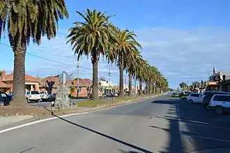 Balfour St, the main street of Culcairn