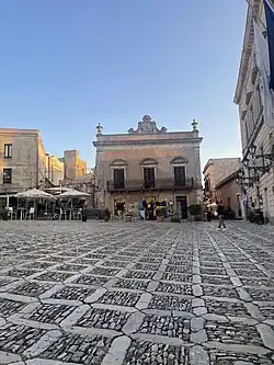 Cobbled piazza
