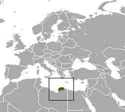 Map of range