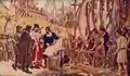 "John II inspects the Construction of the Naus"
