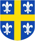 Coat of arms of the Saarland town of Sankt Wendel in Germany