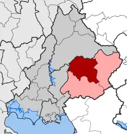 Location within the regional unit