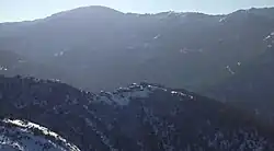 The village of Divina in winter