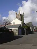 View of the church