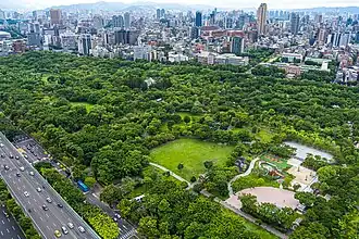 Daan Forest Park in Taipei, Taiwan