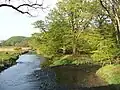 Kip Water. Daff Water joins on the right