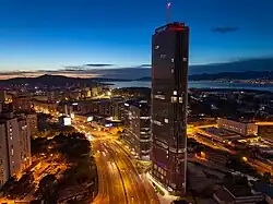 Aerial view of The Towers