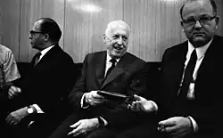 Kœnig during a visit in Israel, 1969