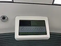 Interior passenger information display