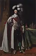 Charles I depicted with the Tudor Crown, Daniël Mijtens, 1633