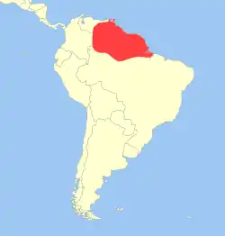 Map of range