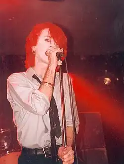 Rozz Williams performing live with Daucus Karota
