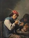 One of many paintings of smokers by David Teniers the Younger