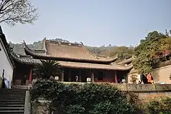 Song dynasty (960-1279) Daxiong Baodian of Baoguo Temple in Ningbo, Zhejiang, China. Built in 1013.