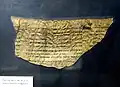 Dead Sea Scroll, Pesher Isaiah, from Qumran Cave 4. The Jordan Museum, Amman