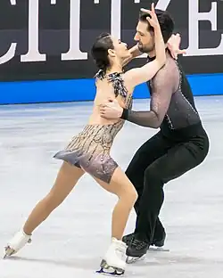 Deanna Stellato-Dudek and Maxime Deschamps at the 2025 World Championships