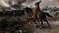 Death as General Rides a Horse on a Battlefield, 1911