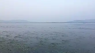 View of the lake