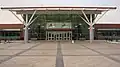 Service plaza on a toll road: Biden Welcome Center on the Delaware Turnpike (I-95) in Christiana.