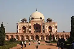 Humayun's Tomb in Delhi, the first fully developed Mughal imperial tomb (1560–1570)[281]
