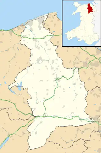 Cyffylliog is located in Denbighshire