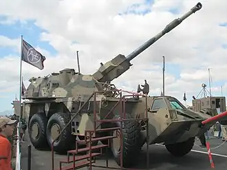 G6 Rhino self-propelled howitzer.