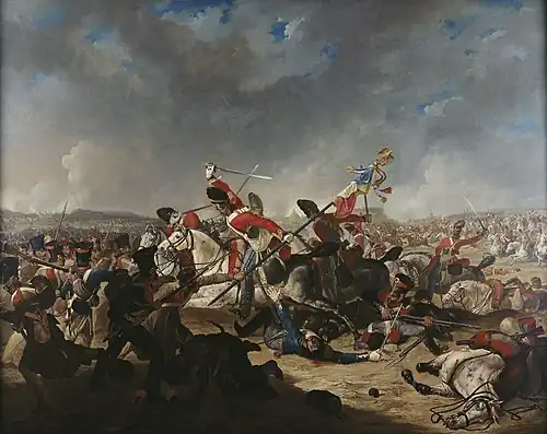 The Battle of Waterloo, The Charge of the Second Brigade of Cavalry (c. 1816)
