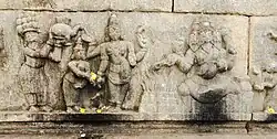Depiction of the Girija Kalyana (marriage of Parvati to the god Shiva