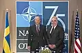Ambassador Jan Knutsson (left) and Kurt M. Campbell