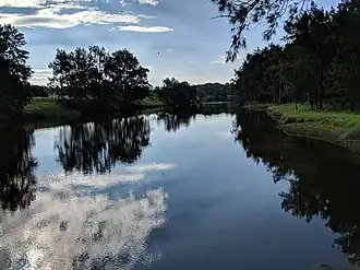 Deua or Moruya River at Kiora Bridge