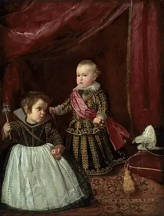 Diego Velázquez, Don Baltasar Carlos with a Dwarf, 1632